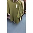 Moda italia MODA ITALIA SHORT SLEEVE BATWING KNIT TEXTURED TUNIC