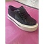 B521 BLACK PLATFORM LACE UP TRAINERS