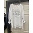 MADE IN ITALY MADE IN ITALY DONT CARE RIP SEQUIN TOP