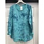 MADE IN ITALY MADE IN ITALY TIE DYE TOP WITH STRING AT THE BOTTOM