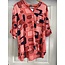 CHOKLATE CHOKLATE SQUARE BUTTON TOP
