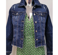 MY BESTINY RIPPED DENIM JACKET