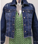 MY BESTINY RIPPED DENIM JACKET