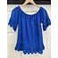 CHOKLATE CHOKLATE LACE PATTERN TOP