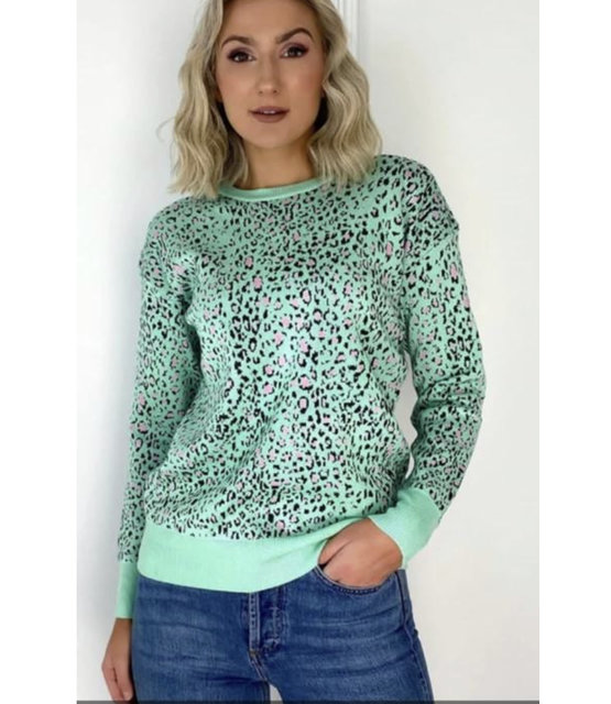 MARC ANGELO LEOPARD PRINT KNIT 1317