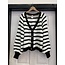 MADE IN ITALY MADE IN ITALY STRIPE CARDIGAN 2237