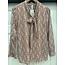 Latino LATINO PUSSY BOW PRINT TOP 19582