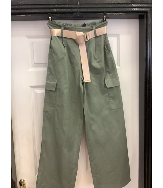 NEW STYLE CARGO WIDE TROUSERS 7106