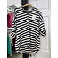New style NEW STYLE STRIPE HOODED TOP 561
