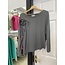 CHOKLATE CHOKLATE LONG SLEEVE FLOWER TOP 254