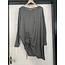 CHOKLATE CHOKLATE RUCHED SIDE BATWING TUNIC 831