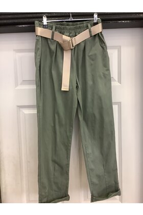 NEW STYLE BELTED TROUSERS 7375