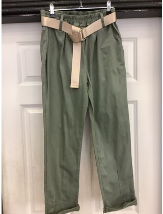 NEW STYLE BELTED TROUSERS 7375
