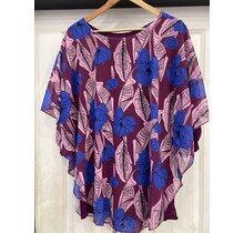 JAINSON FLORAL OVERSIZED TOP 6196