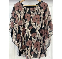 JAINSON FLORAL OVERSIZED TOP 6196