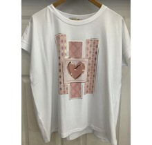 MADE WITH LOVE HEART T-SHIRT 6878