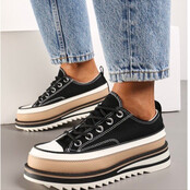 JAINSON CONVERSE INSPIRED PLATFORM TRAINER 2309