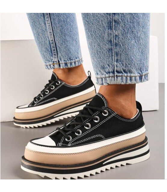 JAINSON CONVERSE INSPIRED PLATFORM TRAINER 2309