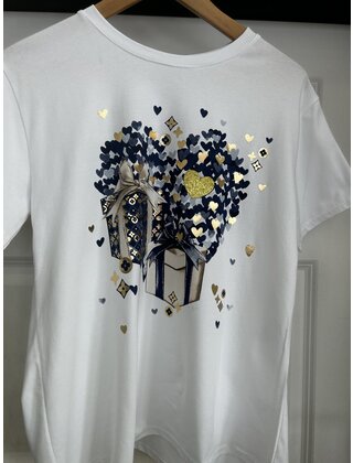 NEW COLLECTION HEART T-SHIRT 3960