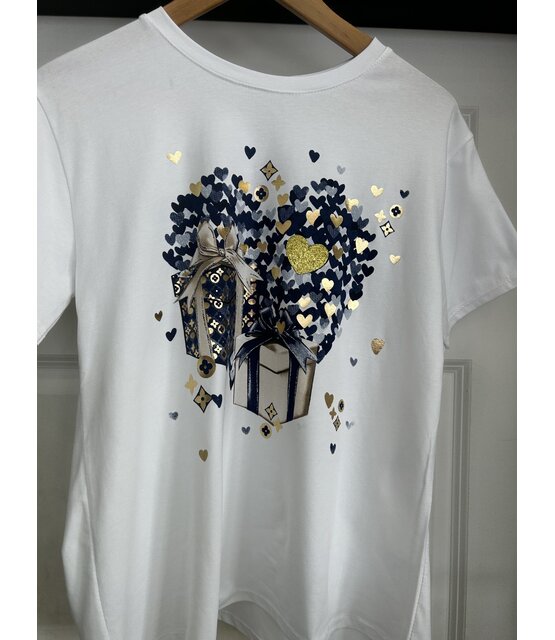 NEW COLLECTION HEART T-SHIRT 3960