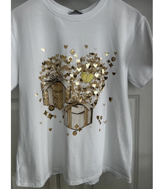 NEW COLLECTION HEART T-SHIRT 3960