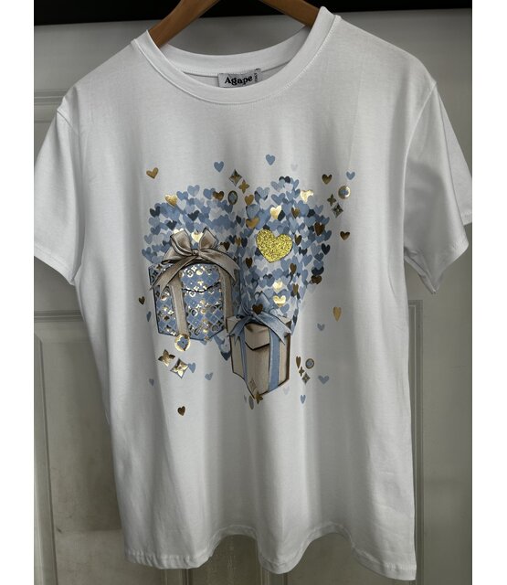 NEW COLLECTION HEART T-SHIRT 3960