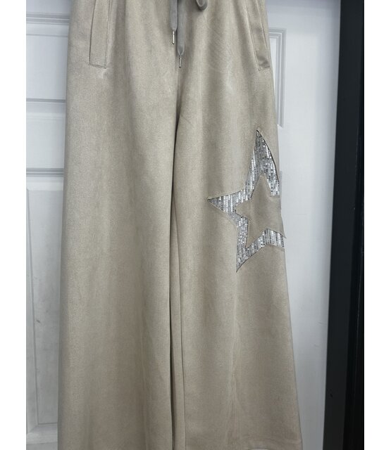 MADE IN ITALY WIDE LEG STAR TROUSER 2648 MADE IN ITALY WIDE LEG STAR TROUSER 2648
