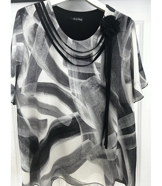 MADE IN ITALY PRINT TOP 6023