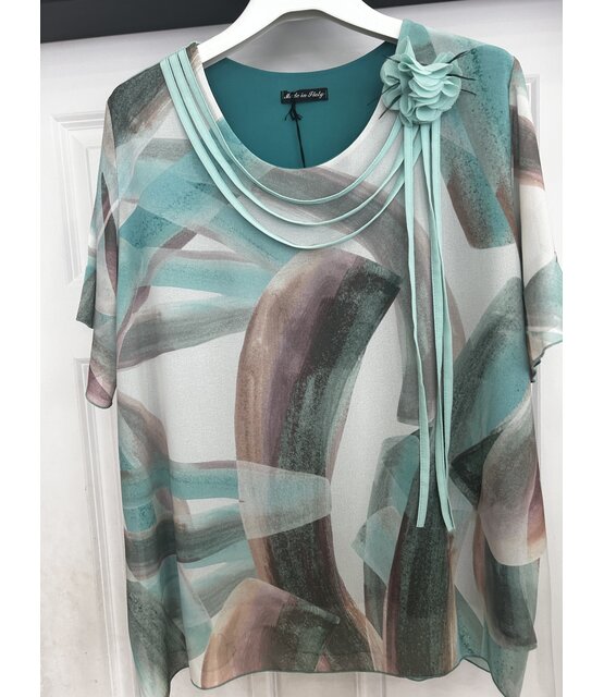 MADE IN ITALY PRINT TOP 6023