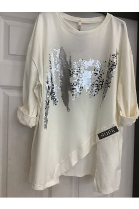 MADE IN ITALY LONG SLEEVETOP  6758