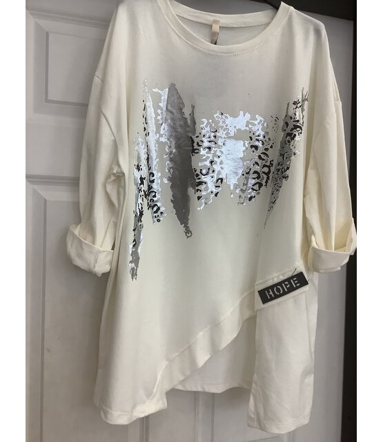 MADE IN ITALY LONG SLEEVETOP  6758