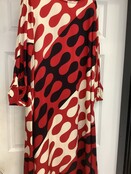 MADE IN ITALY LONG PRINT DRESS 1042