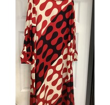 MADE IN ITALY LONG PRINT DRESS 1042