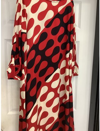 MADE IN ITALY LONG PRINT DRESS 1042