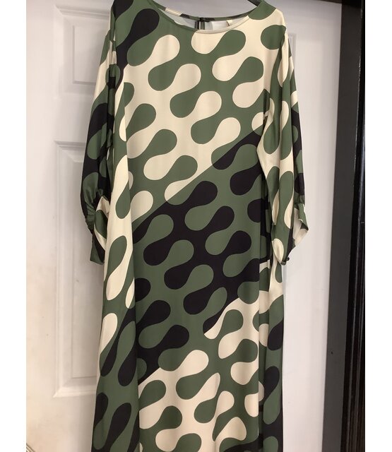 MADE IN ITALY LONG PRINT DRESS 1042