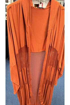 MADE IN ITALY LONG HOODED CARDIGAN 2415