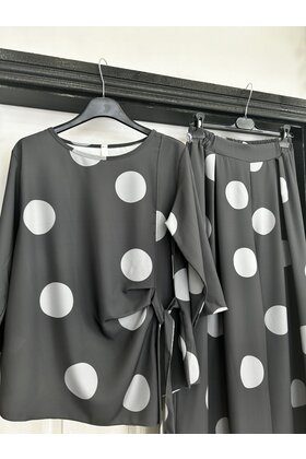 JAINSON 2 PIECE POLKA DOT SET 0421