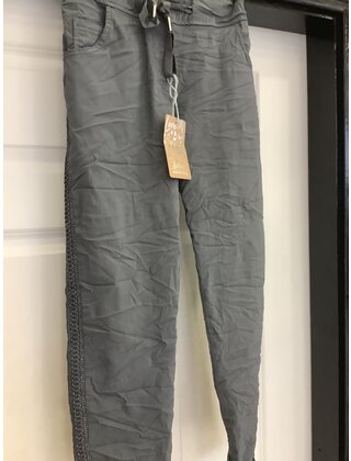 MADE IN ITALY EMBROIDERED JOGGER 6940