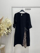 ITALIAN STYLE DRESSW WITH LEOPARD 3760