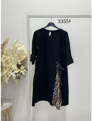 ITALIAN STYLE DRESSW WITH LEOPARD 3760