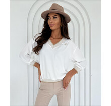 EMI V-NECK LONG SLEEVE TOP 4759