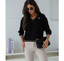 EMI V-NECK LONG SLEEVE TOP 4759