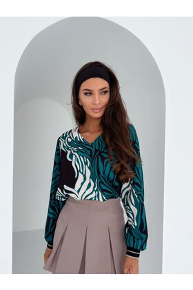 EMI V-NECK LONG SLEEVE TOP 1046