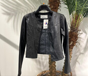 NEW COLLECTION SHORT PU JACKET 4868