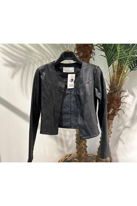 NEW COLLECTION SHORT PU JACKET 4868
