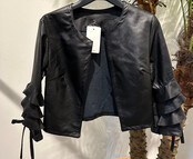 NEW COLLECTION PU DETAILED JACKET 5905