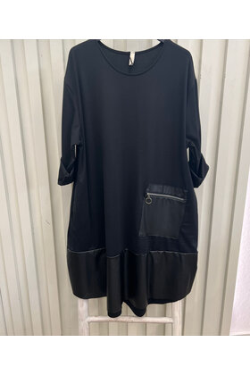 MADE IN ITALY DRESS WITH PU 9227