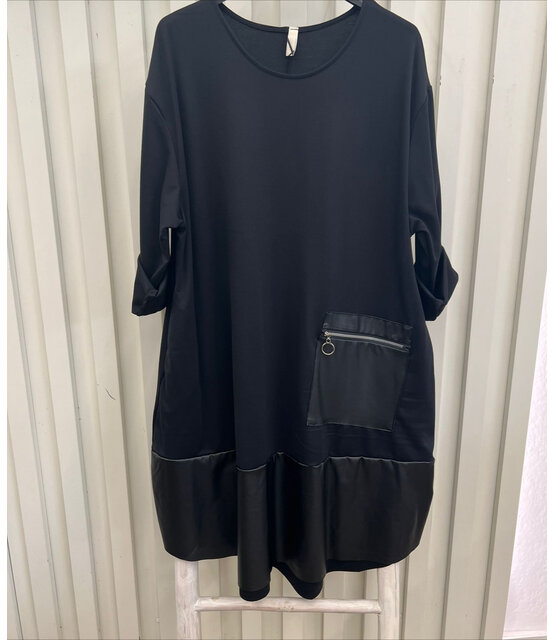 MADE IN ITALY DRESS WITH PU 9227