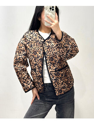 ROSY DAYS LEOPARD SHORT JACKET 1860