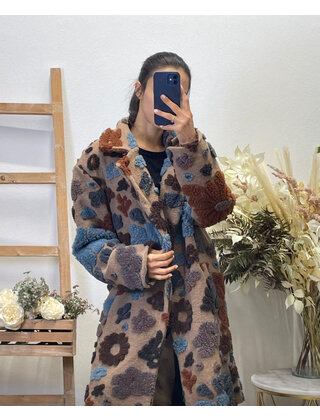 JAINSON FLORAL TEDDY JACKET 7591